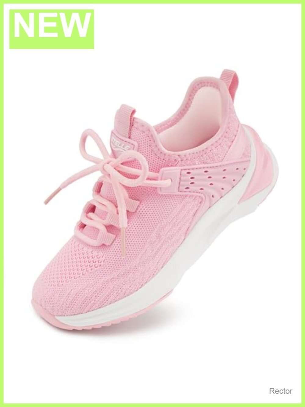 Kids Slip-On Sneakers Breathable Knit Running Shoes Boys Girls